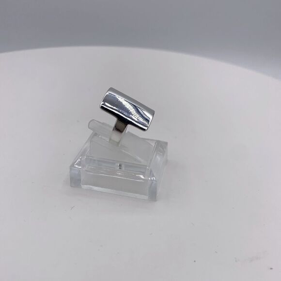 ring, solid 925 sterling silver, adjustable, minimalist, mirror finish, NWOT - Picture 3 of 14